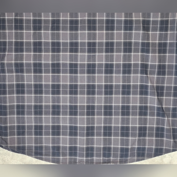 Harley Davidson Short Sleeve Button Up Shirt 3XL Black  Plaid With Flaming Skull - Picture 9 of 12